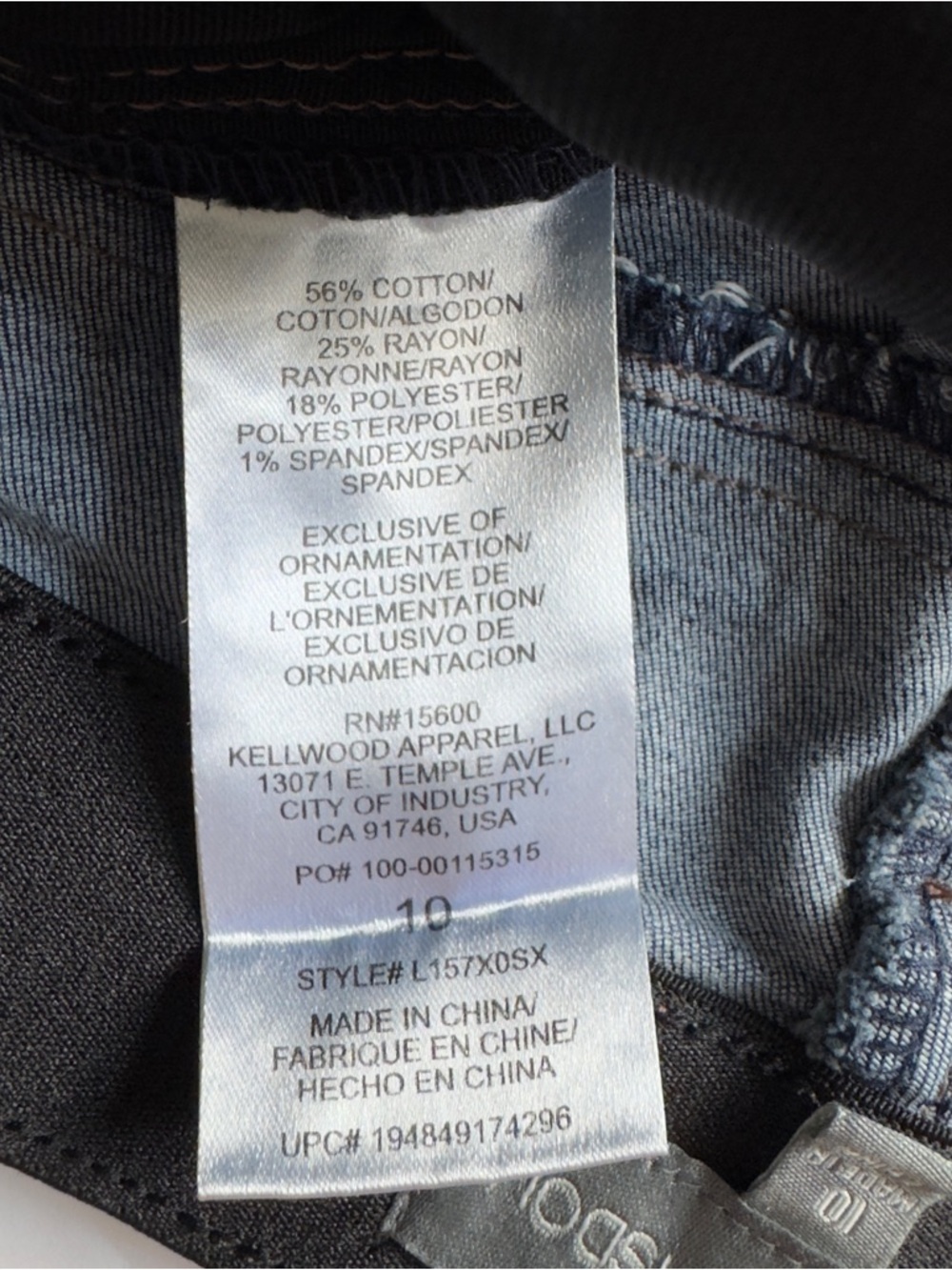 Wit & Wisdom Dark Blue Boot Cut Jeans - Picture 11 of 12